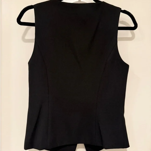 NEW Mod Ref Black Sleeveless Vest Top - Picture 2 of 2